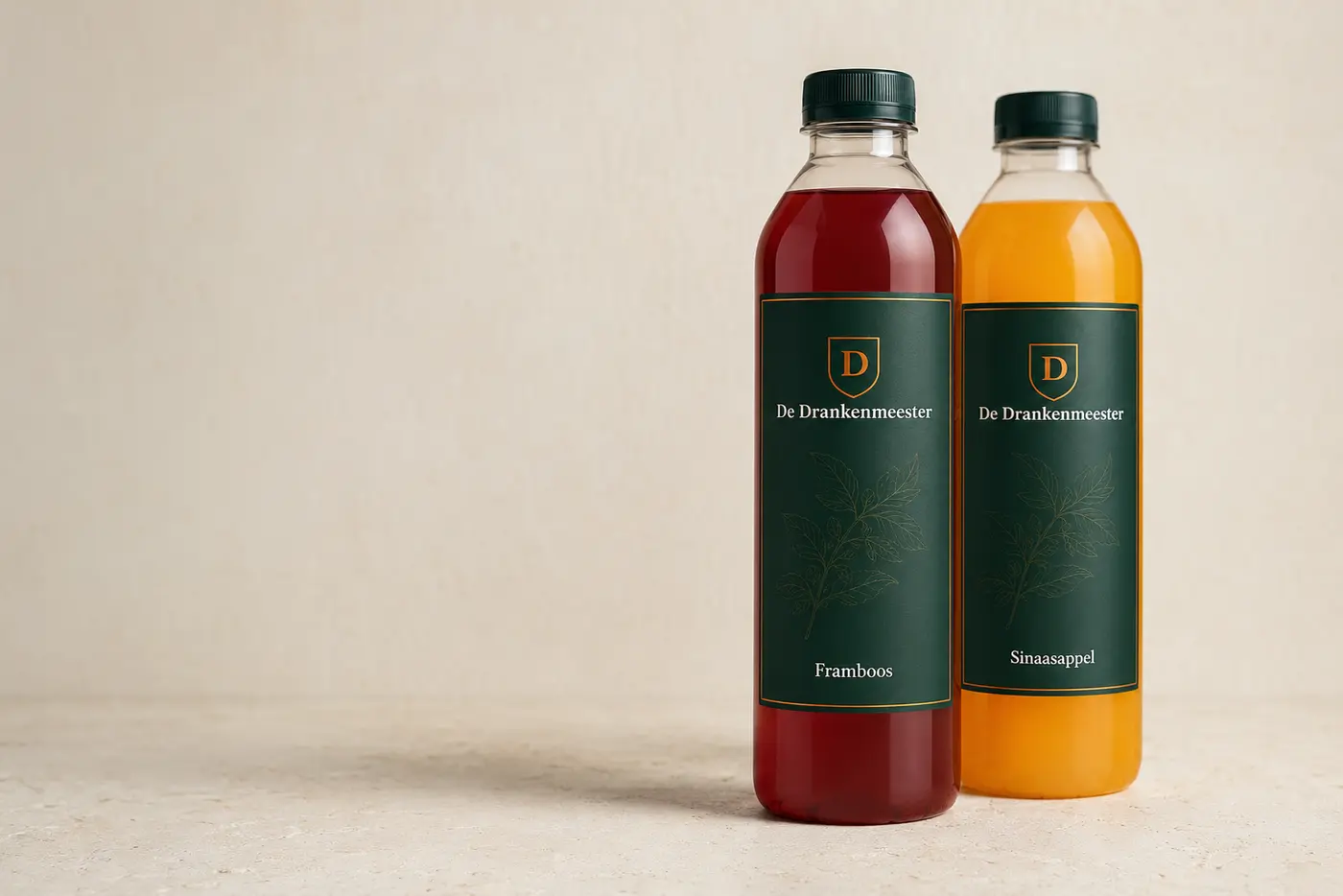 Suikervrije siropen 750 ml met eigen etiket